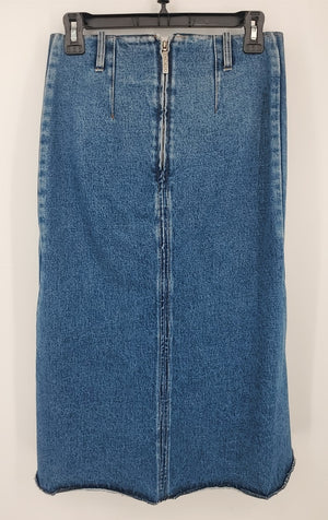 BALENCIAGA Blue Denim Size SMALL (S) Skirt