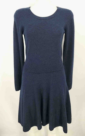 JOIE Navy Wool Blend Longsleeve Size MEDIUM (M) Dress