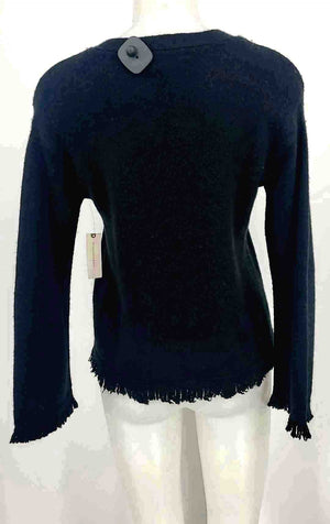 ANTHROPOLOGIE Black Knit Long Size X-SMALL Sweater