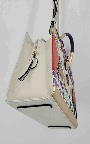 RADLEY White Red Leather Holiday Purse