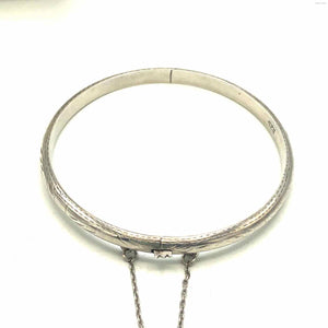 Sterling Silver Hinged Bangle ss Bangle