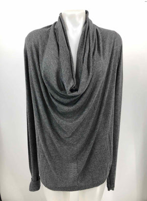 NICOLE FARHI Gray Cowl Neck Longsleeve Size MEDIUM (M) Sweater