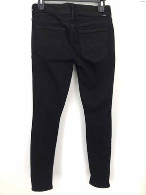 MOTHER Black Denim Skinny Low-Rise Size 28 (S) Jeans