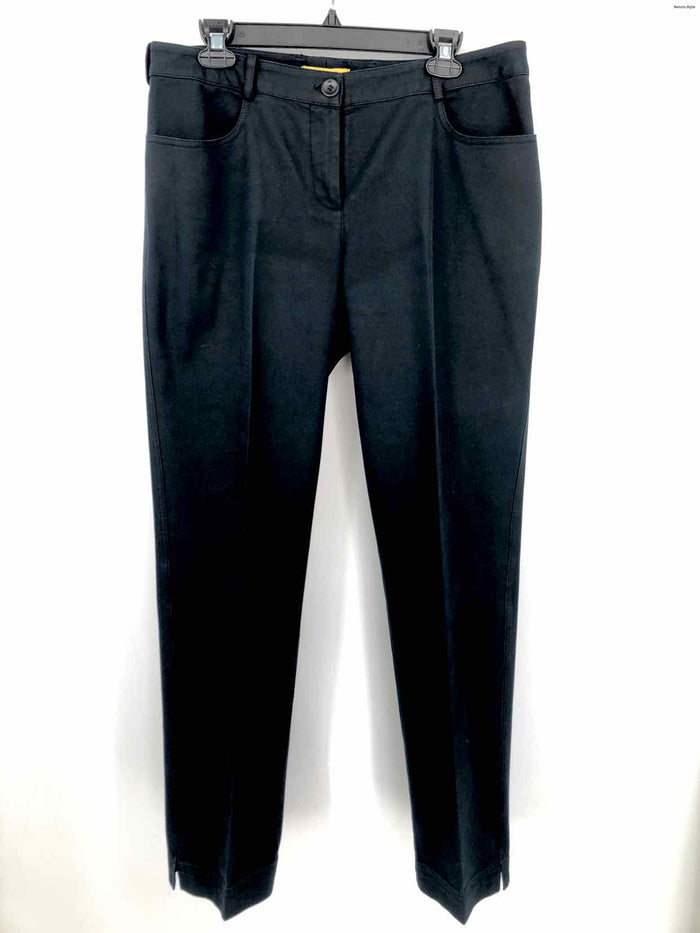 ST. JOHN Black Slacks Size 12  (L) Pants