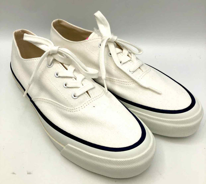 ASAHI White Navy Canvas Made in Japan Sneaker Shoe Size 7 Shoes