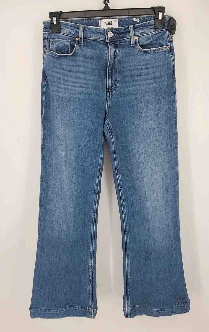 PAIGE Blue Denim Ankle Fray Size 28 (S) Jeans