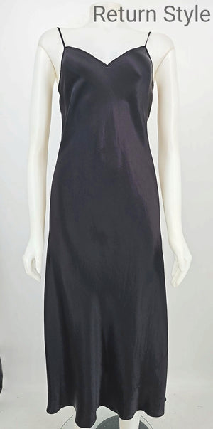 VINCE Black Midi Length Size SMALL (S) Dress