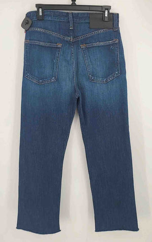 RAG & BONE Blue Denim High Rise - Straight Size 27 (S) Jeans