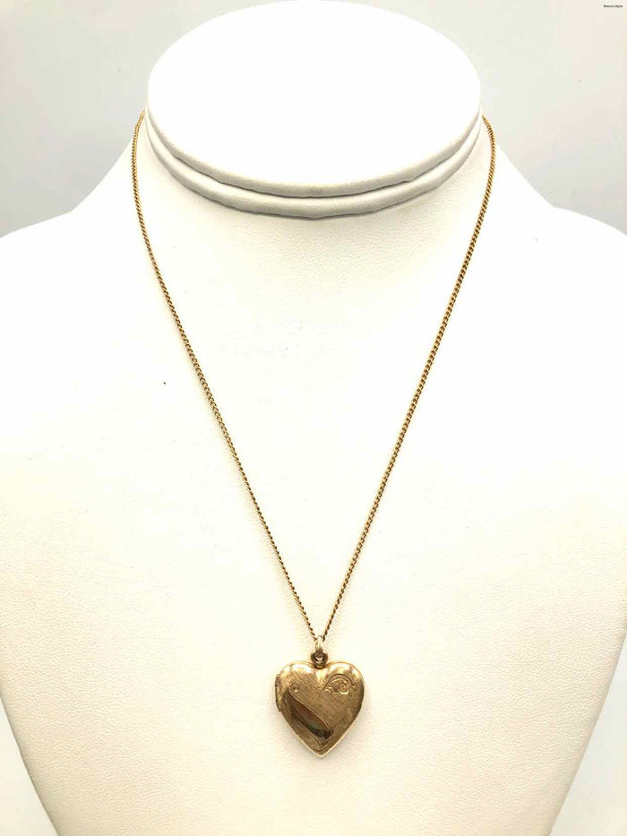 ESEMCO Gold Vintage Locket Heart 14k-Necklace