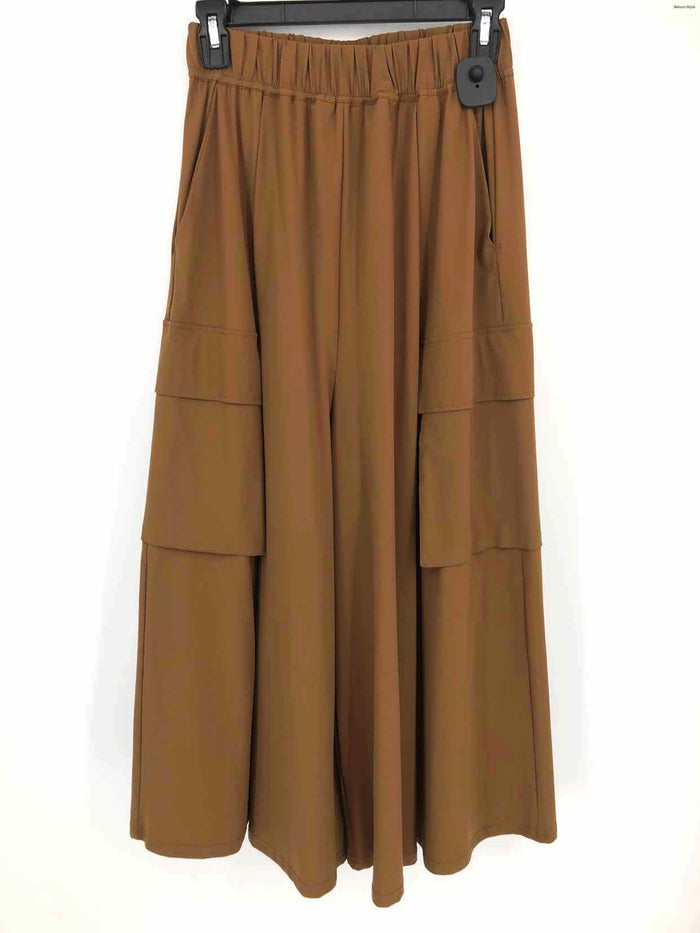 RUTI Tan Wide Leg Size MEDIUM (M) Pants