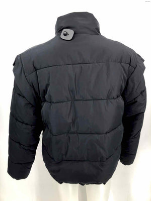 WE WORE WHAT Black Quilted Puffer Women Size X-SMALL Jacket