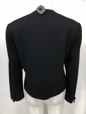 LOUIS FERAUD Black Rhinestone Blazer Women Size MEDIUM (M) Jacket