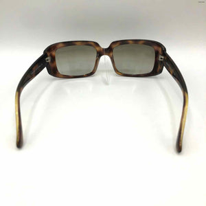 VERSACE Brown Black Pre Loved Sunglasses w/case