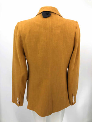 WALTER BAKER Mustard Yellow Double Breasted Blazer Women Size SMALL (S) Jacket