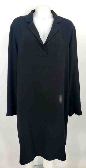 GERARD DAREL Black Longsleeve V-Neck Size X-LARGE Dress