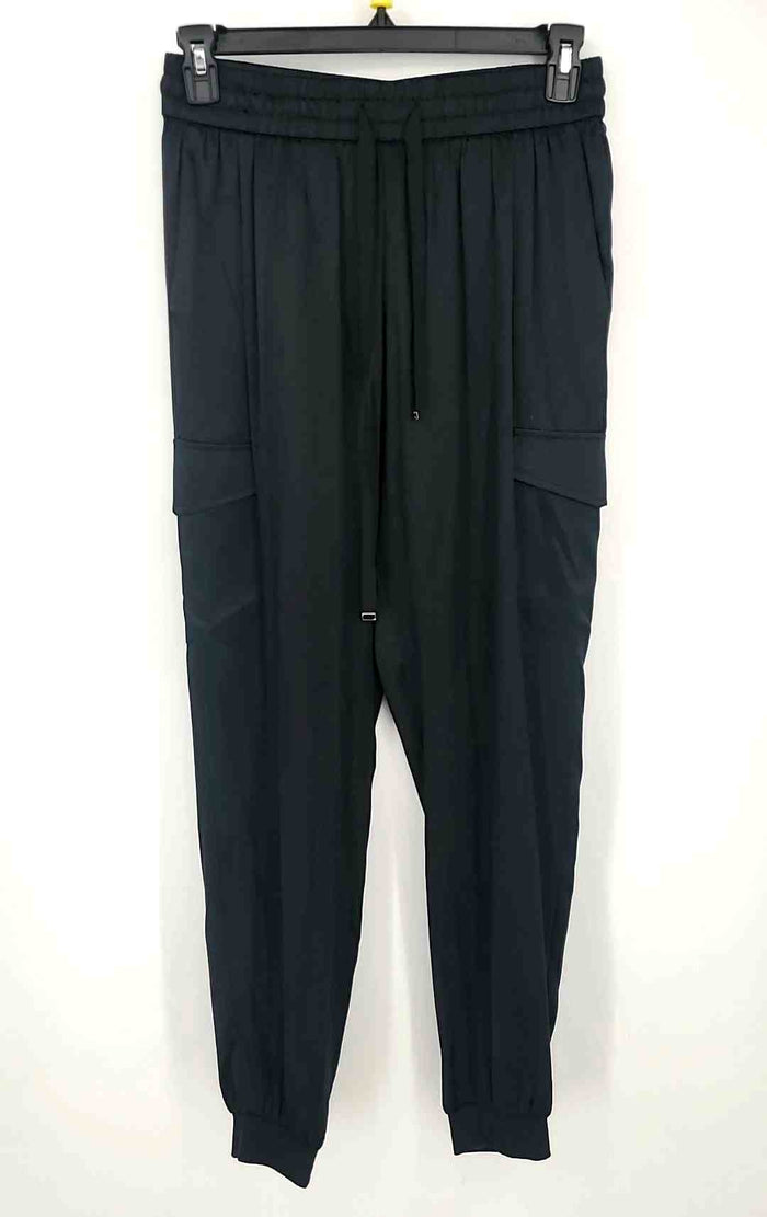 CAMI Black Silk & Spandex Jogger Size LARGE  (L) Pants