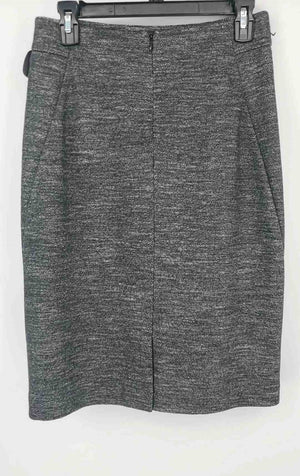 THEORY Gray Cotton Blend Pencil Skirt Size 8  (M) Skirt