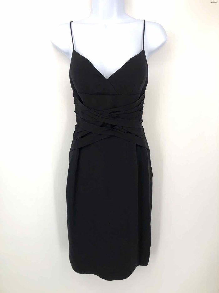 RAG & BONE Black Silk Size 2  (XS) Dress