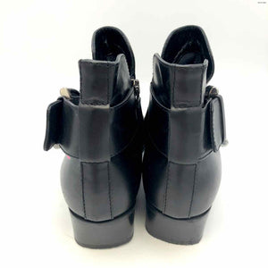 AQUATALIA Black Leather Bootie Shoe Size 7-1/2 Shoes