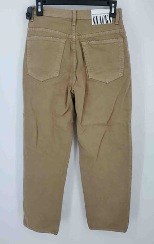 SNACK Tan Denim High Rise - Balloon Size SMALL (S) Jeans