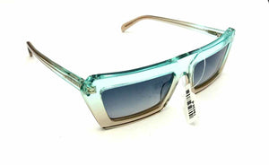 EMILIO PUCCI Turquoise Pre Loved Gradient Rectangle Sunglasses