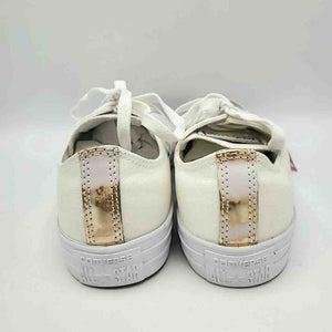 CONVERSE White Gold Canvas Sneaker Shoe Size 8 Shoes