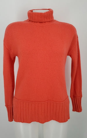 CHARTER CLUB Salmon Cashmere Longsleeve Turtleneck Size X-SMALL Sweater