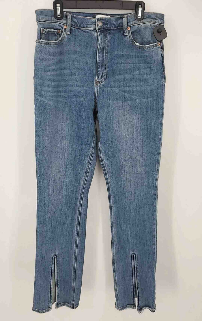 PISTOLA Blue Denim Slits Boot Cut Size 32  (L) Jeans