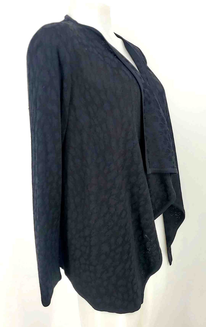 ST. JOHN Black Knit Wrap Women Size SMALL (S) Jacket