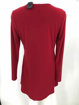 JOSEPH RIBKOFF Burgundy Longsleeve Size 8  (M) Top