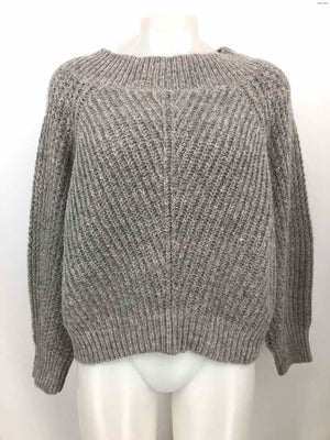 LEITH Lt Gray Longsleeve Size LARGE  (L) Sweater