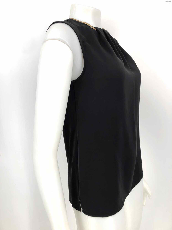 REISS Black Goldtone Tank Size 2  (XS) Top