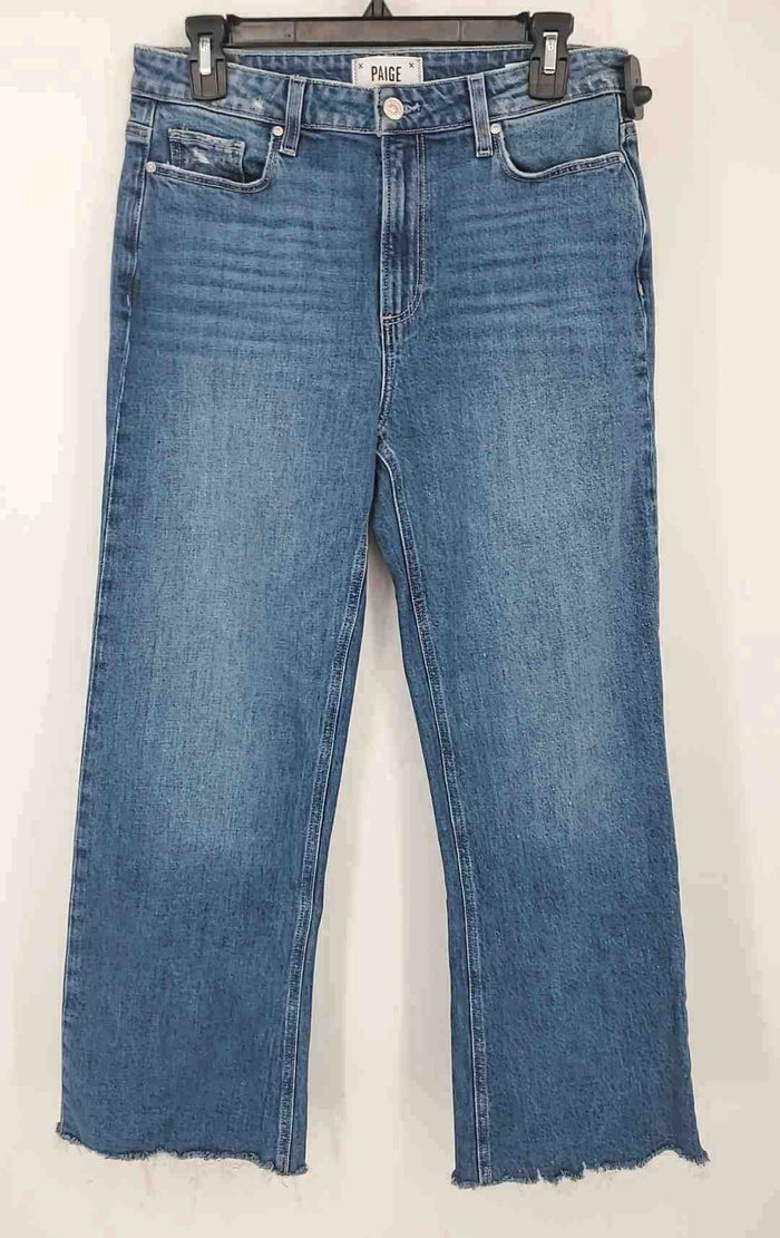 PAIGE Blue Denim Straight Leg Size 28 (S) Jeans