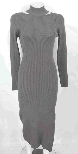 HEARTLOOM Olive Knit cut out Longsleeve Size LARGE  (L) Dress