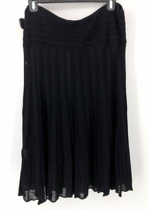 MISSONI Black Knit Made in Italy Textured Size 12  (L) Skirt