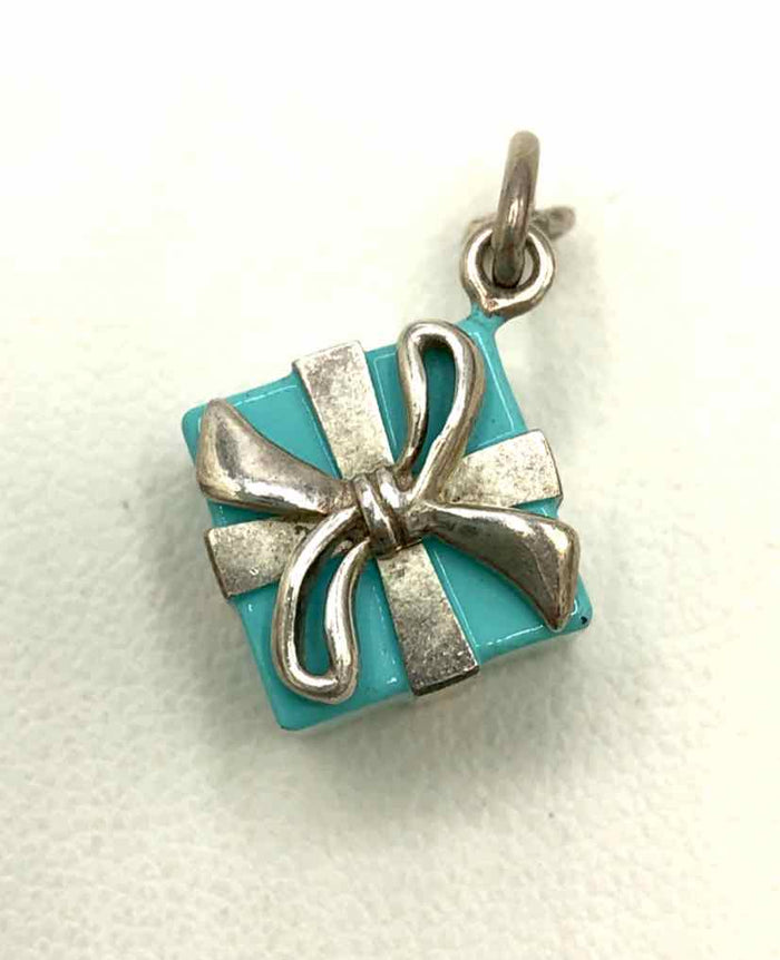 TIFFANY Blue Sterling Silver SS Charm