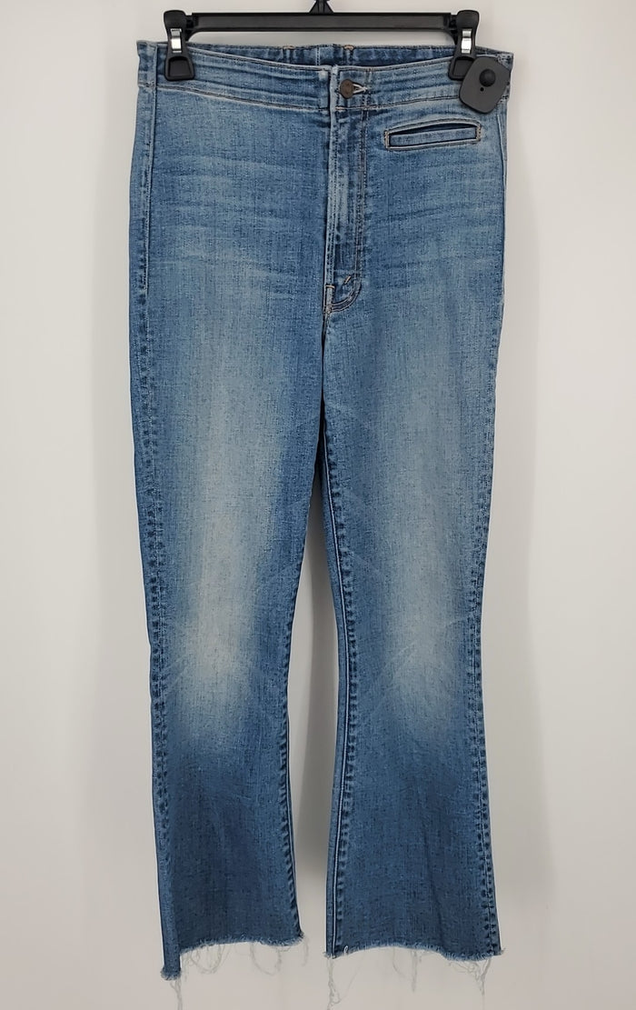 MOTHER Lt Blue Denim Boot Cut Size X-SMALL Jeans