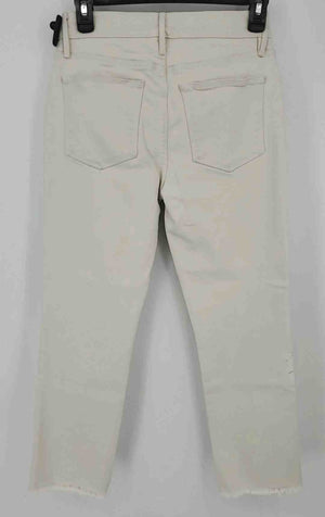 FRAME Off White Denim Straight Leg Size 25 (XS) Jeans