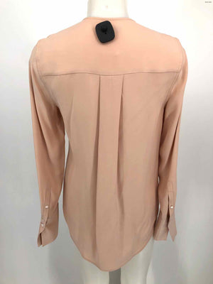 RAG & BONE Lt Pink Silk Longsleeve Size SMALL (S) Top