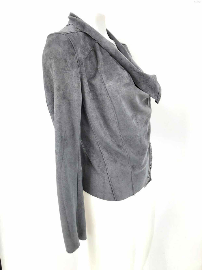 BLANK NYC Gray Asymmetrical Women Size X-SMALL Jacket