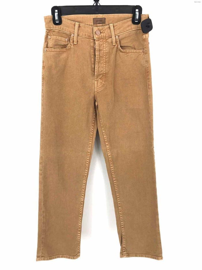 MOTHER Tan Denim Made in USA Boot Cut Size SMALL (S) Pants