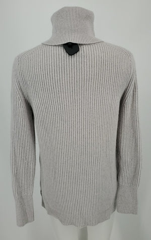 BANANA REPUBLIC Lt Gray Cashmere Turtleneck Longsleeve Size MEDIUM (M) Sweater