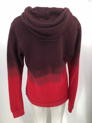 AVIATOR NATION Red Burgundy Ombre V-Neck Size LARGE  (L) Sweater