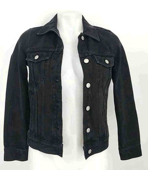 MADEWELL Black Denim Longsleeve Women Size XXS  (XS) Jacket