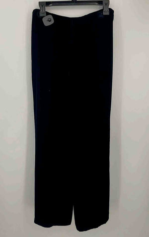 HARRARI Black Velvet Wide Leg Size 10  (M) Pants