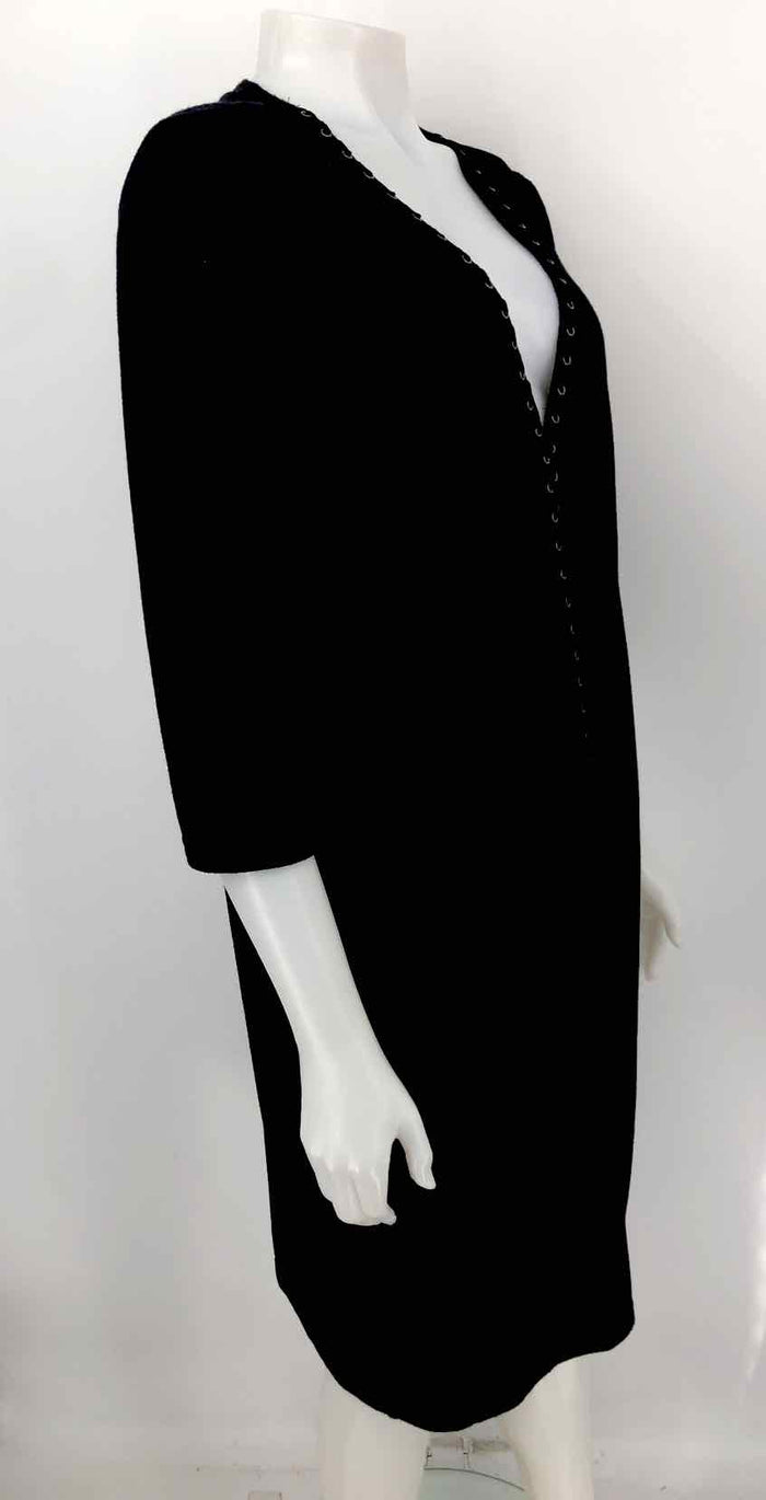 JOSEPH RIBKOFF Black 3/4 Sleeve Wrap Size 10  (M) Sweater