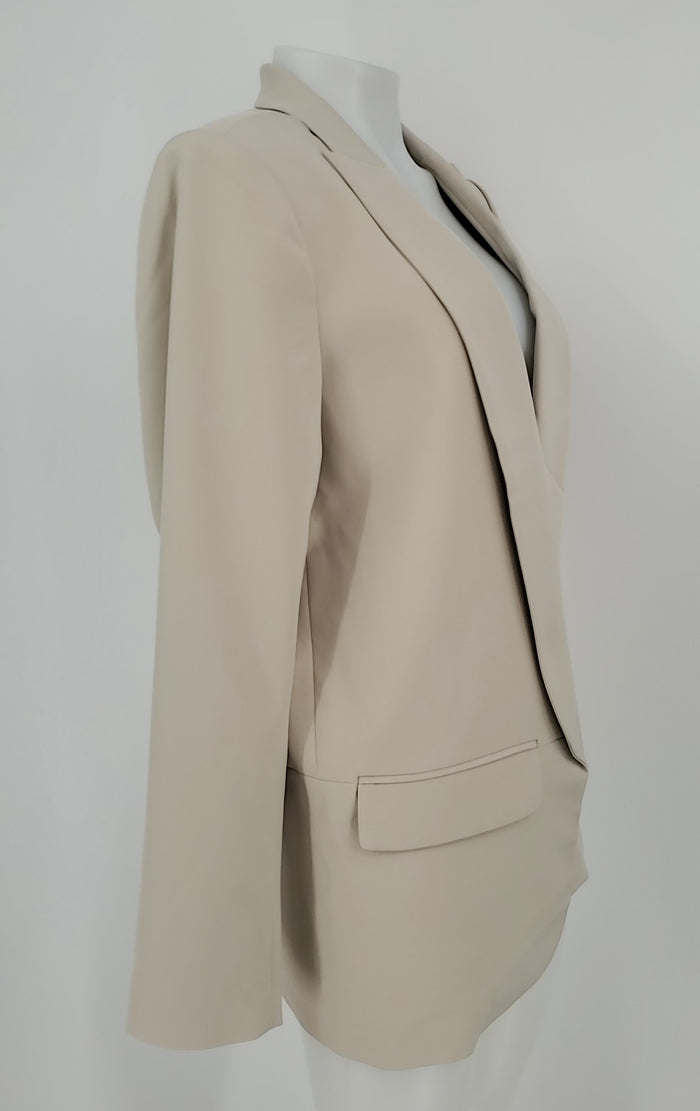 WHITE HOUSE BLACK MARKET Beige Blazer Women Size 12  (L) Jacket