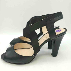 PRADA Black Italian Made Strappy Heels Shoe Size 38.5 US: 8 Shoes