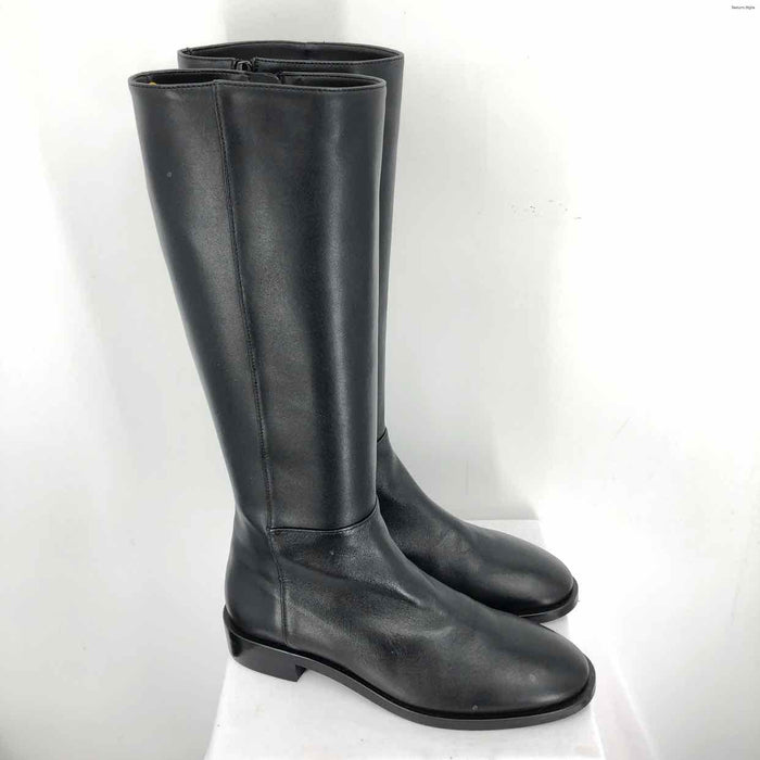 STUART WEITZMAN Black Leather Knee High Shoe Size 7 Boots