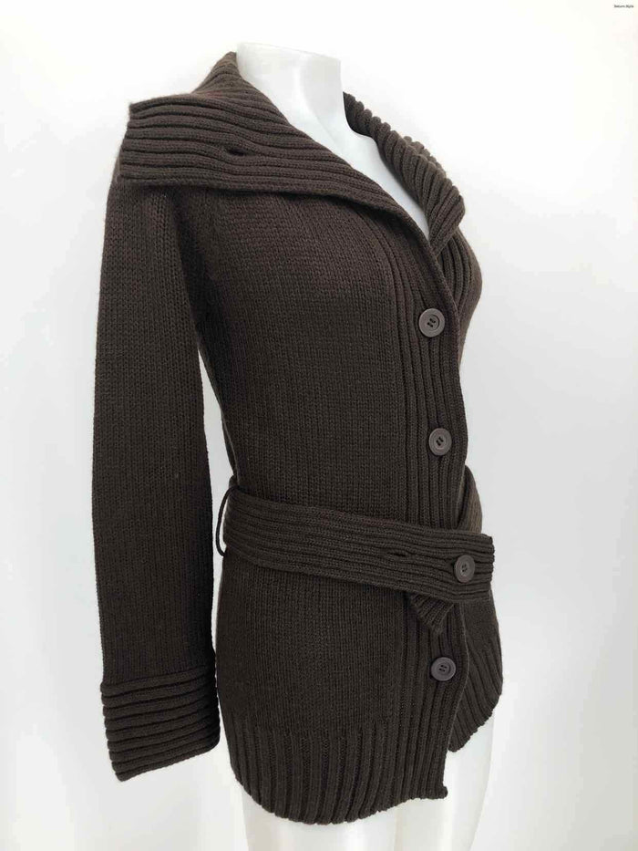 ALCOTT Brown Cardigan Size One Size (S) Sweater